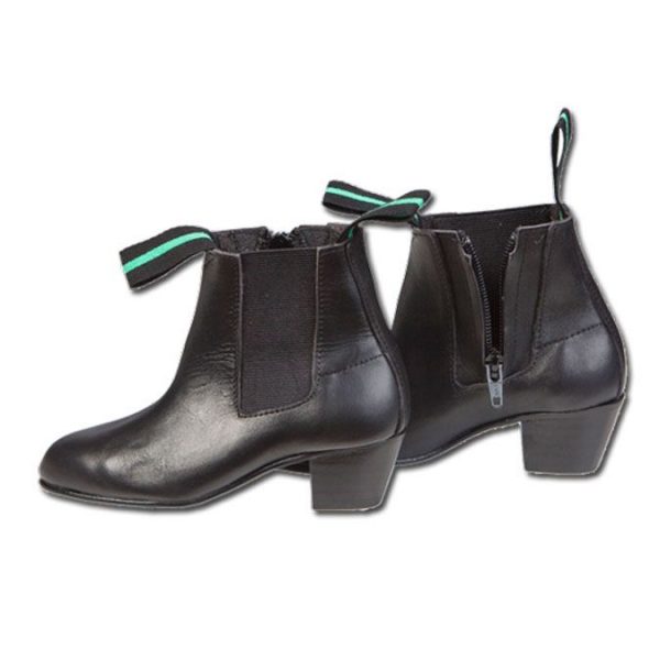 Bota piel/cremallera