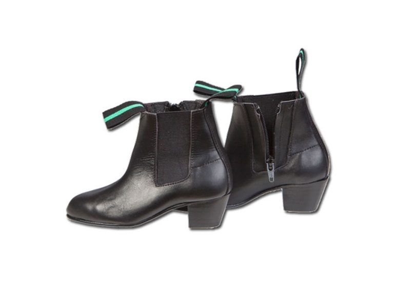 Bota piel/cremallera