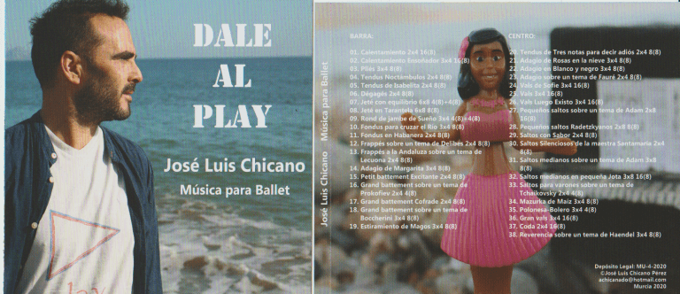 CD música para ballet - DALE AL PLAY - José Luis Chicano